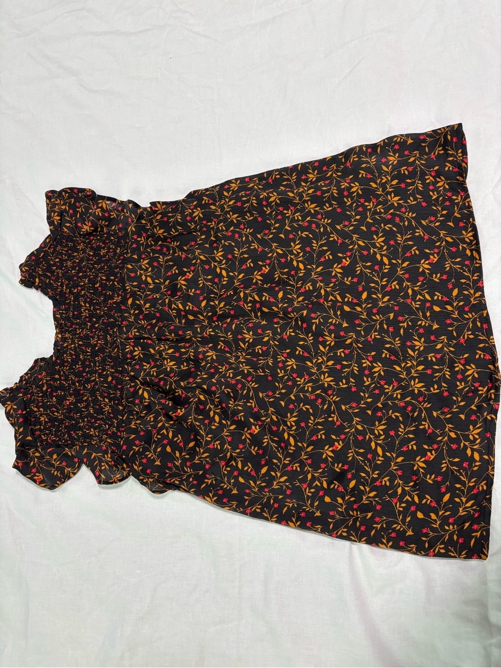 Old Navy Black Floral blouse - Size S